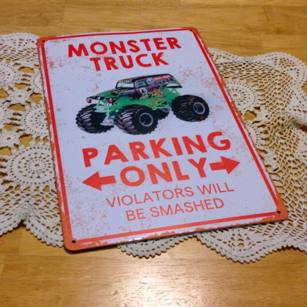 Monster Truck humor Wall Art Sign